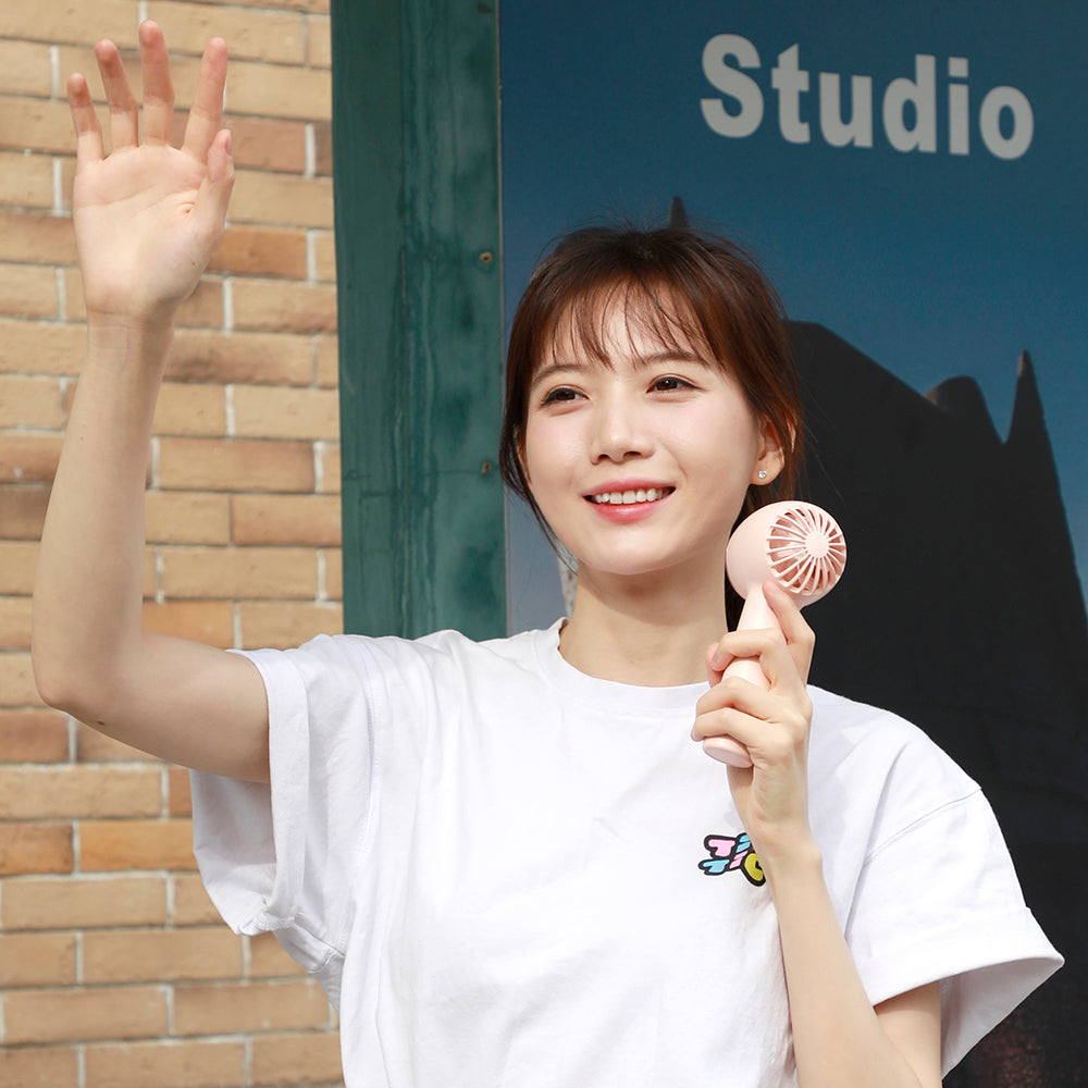 Oriday 휴대용 무날개 냉각 선풍기|USB 충전 미니, 저소음, 강풍, 아이스 쿨링 효과, 야외 사용에 적합한 긴 배터리 수명