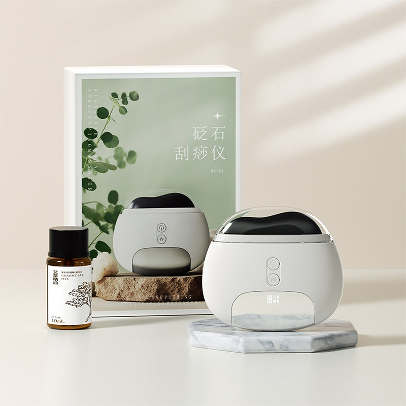 oriday 전동 괄사 기기, 비안석 사용, 경락 마사지용, 다리, 얼굴, 엉덩이, 전신에 사용 가능, 가정용 및 미용실용, 동양의 고급 제품