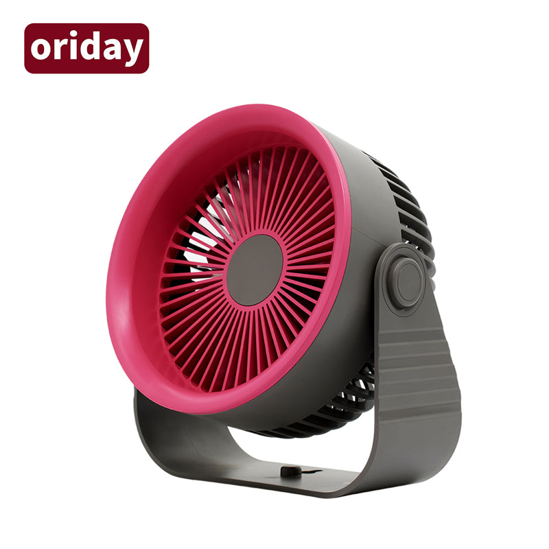 "Oriday small desktop fan, circulating fan, no-drill wall mount, USB charging, suitable for offices, students, dormitories, with strong airflow, oriental quality"