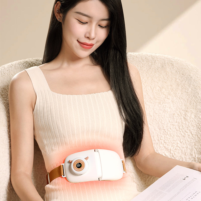 oriday 따뜻한 자궁 벨트, 여성용 배 아픔, 생리통 완화, 자궁 냉기 완화 및 허리 지원을 위한 마법 아이템