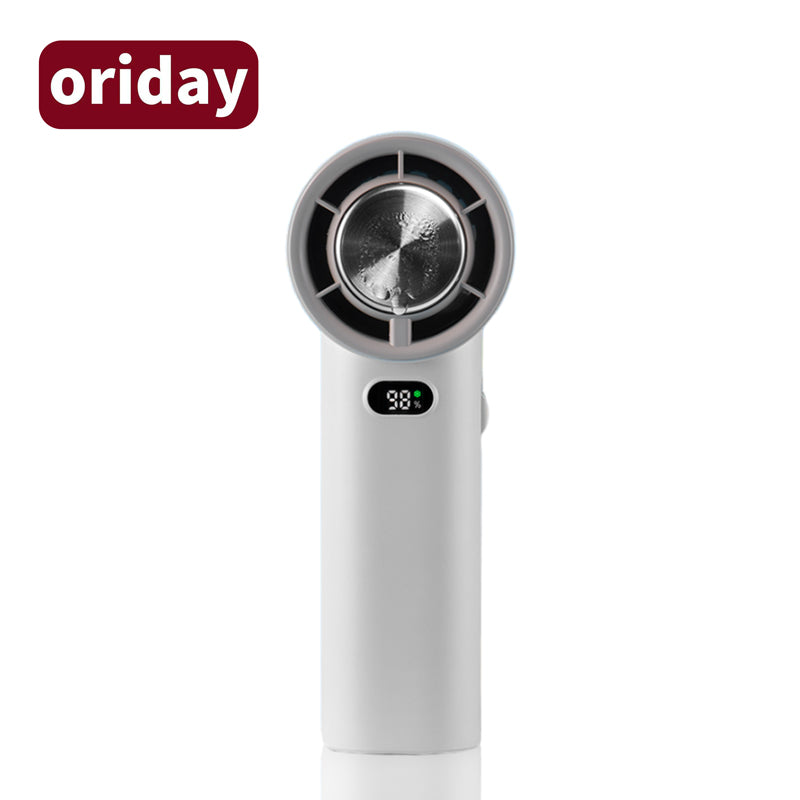 oriday 고속 냉각 핸드헬드 팬 반도체 냉각 조용한 휴대용 충전식 고급 무선 가정용 책상 기숙사 사무실 여행용