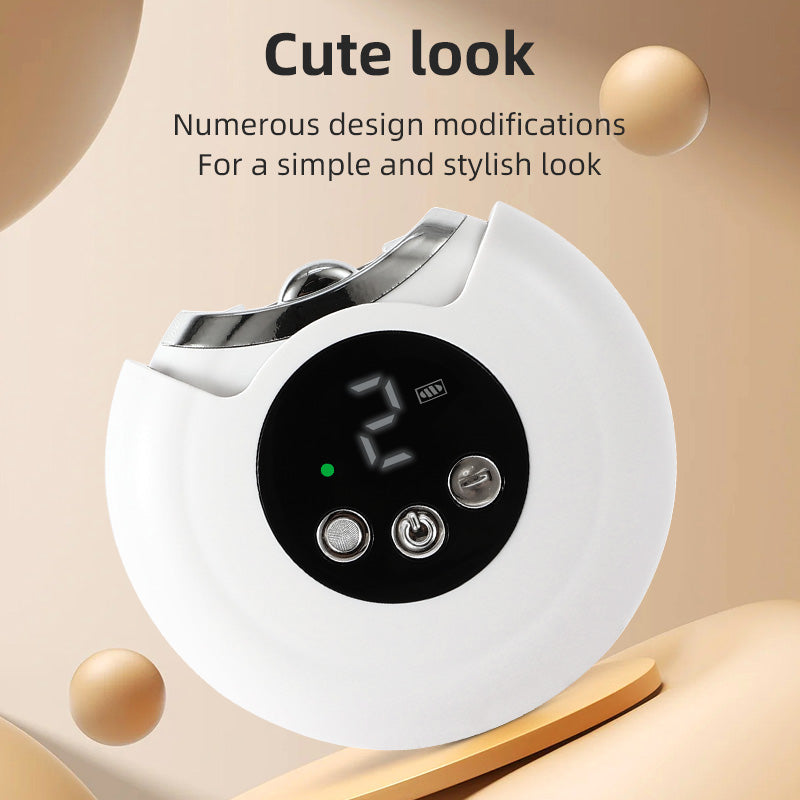 Oriday 고효율 자동 네일 트리머 - 절단 및 연마 통합 디자인, 360° 정밀 연마, 3단 속도 | 조용한 진동 감소 모터, 아기가 자는 동안에도 손톱을 자를 수 있음 | 90일 지속 배터리, Type-C 빠른 충전