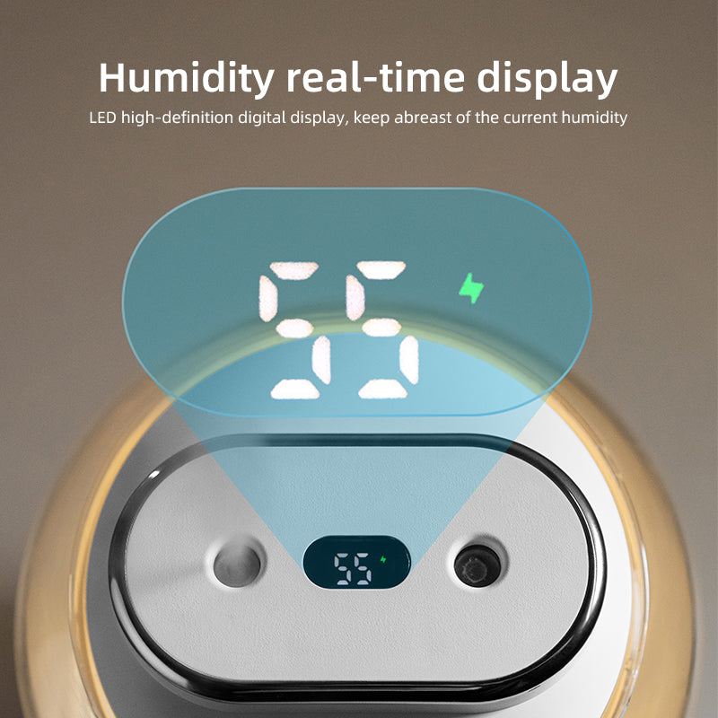Oriday Dual Mist Humidifier | 2L Large Capacity, USB Portable + Ambient Light | Ideal Humidifying Gift for Home, Office, Pregnant Women & Babies
