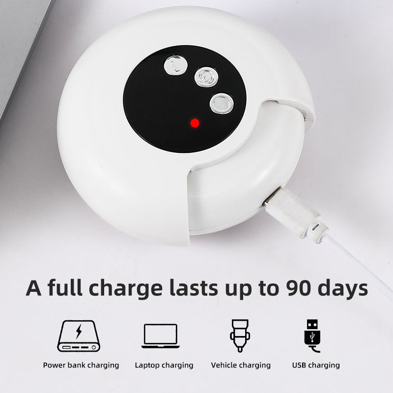 Oriday 고효율 자동 네일 트리머 - 절단 및 연마 통합 디자인, 360° 정밀 연마, 3단 속도 | 조용한 진동 감소 모터, 아기가 자는 동안에도 손톱을 자를 수 있음 | 90일 지속 배터리, Type-C 빠른 충전