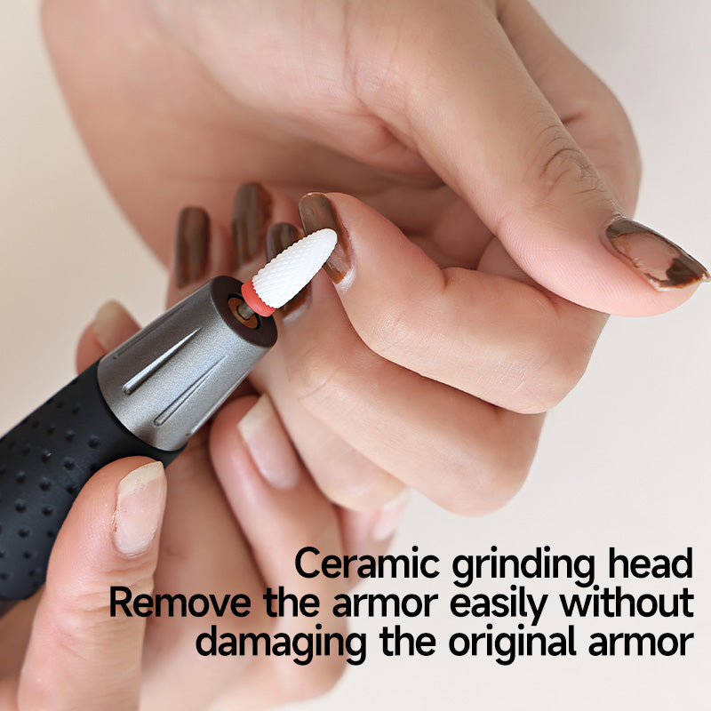 Oriday 스마트 네일 및 네일 케어 장치 - 고속 저소음 기어 변경, 세라믹 연마 헤드, LCD 디스플레이 | 양방향 작동, 일상적인 네일 케어 요구를 충족하는 다기능 연마 헤드 | 90분 배터리 수명, Type-C 충전