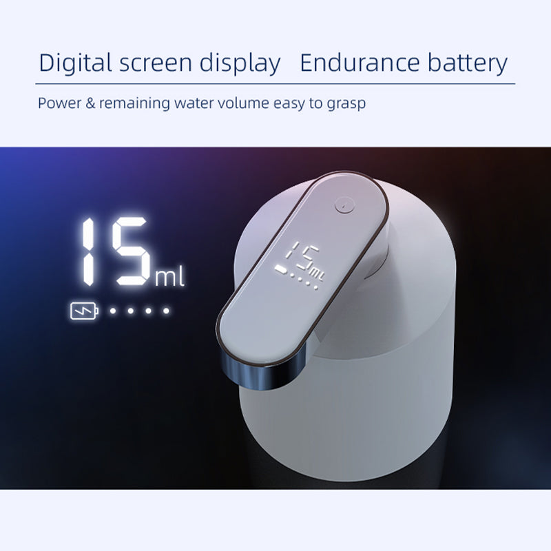 Oriday 구강 세정기, 스마트 완전 자동 센서, USB 충전, 1800mAh 배터리, 휴대 가능, 대용량, 벽 부착형, 미니멀한 디자인, 고급형, 가정용, 거실, 기숙사, 사무실, 주방용.