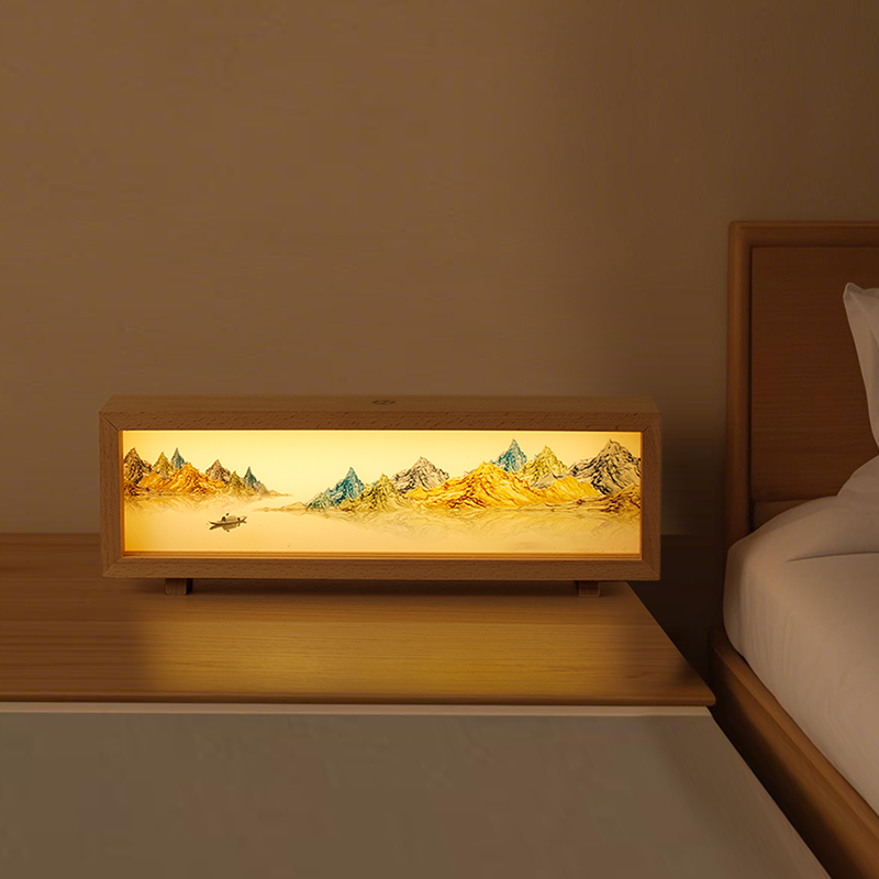 Oriday Wooden Light Picture Lamp|Atmosphere Night Light Decoration|Creative Gift Recommendation
