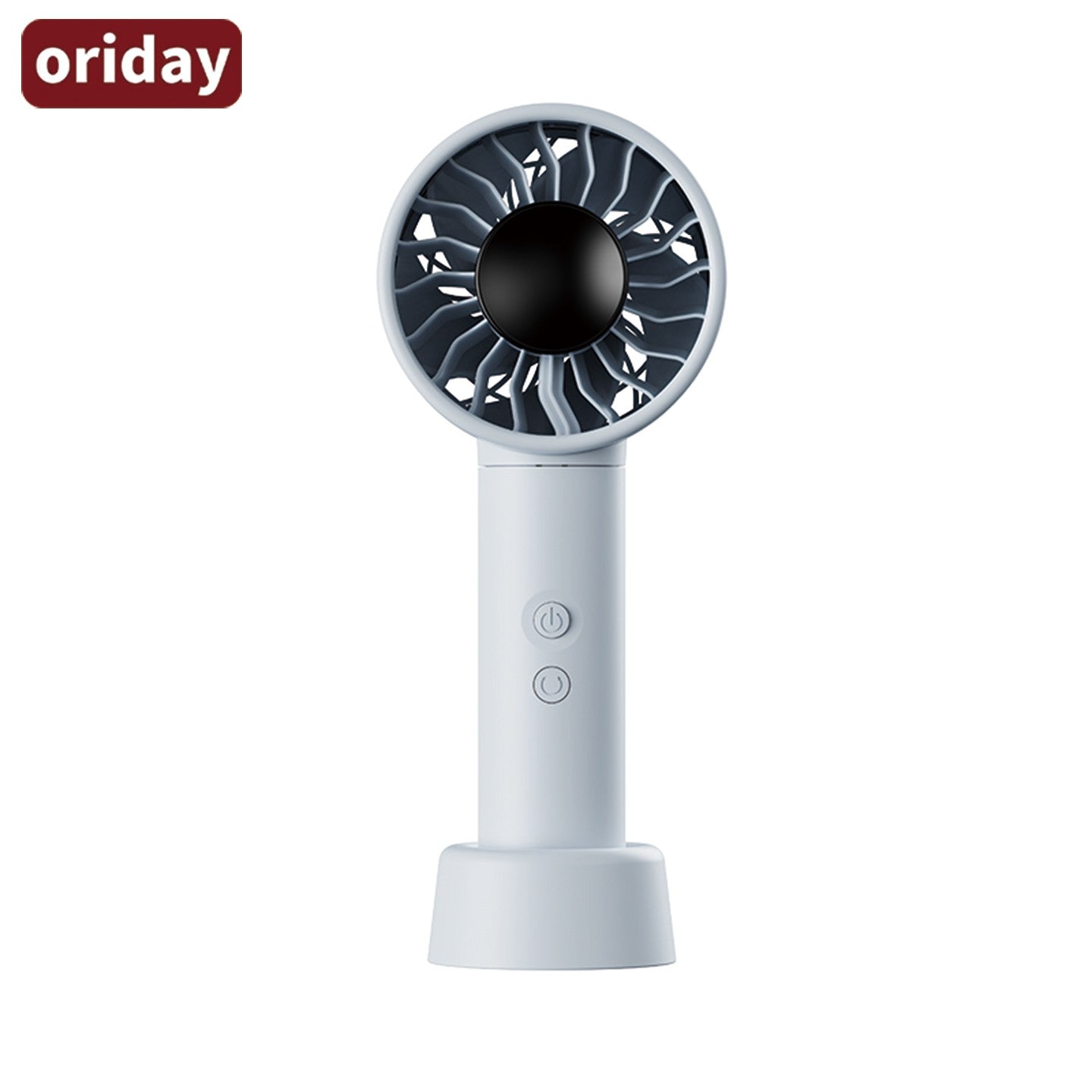 oriday迷你手提風扇|88°廣角擺頭+渦輪大風量|100段無級風速|4500mAh快充電池|輕量手持/桌面兩用|靜音安全