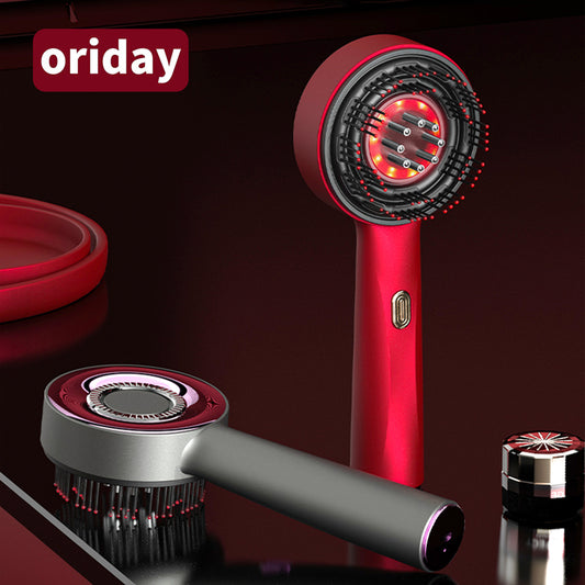 "oriday【Holiday Gift】Laser Hair Growth Scalp Massager, Red Light, Multifunctional Care Comb, Electric, Portable, for Home Use or Travel"