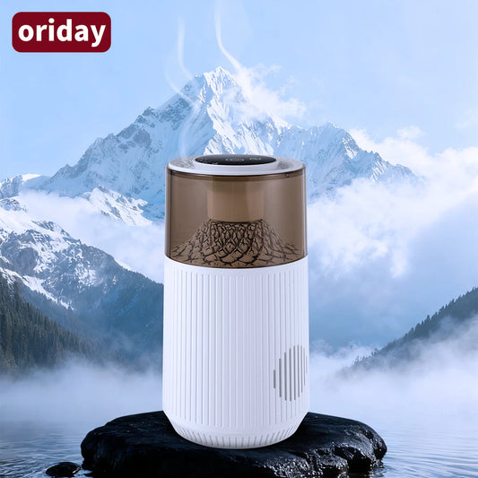 Oriday智能感應車載香薰機 Type-c 充電多場景適用 氛圍燈高級香調 杯托車內飾品