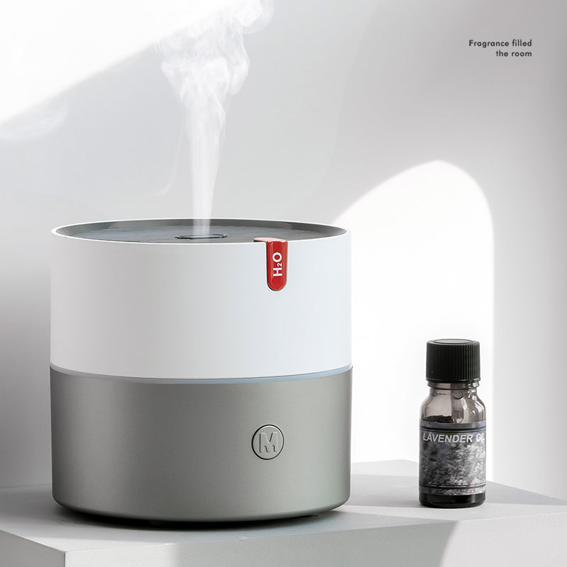 Oriday 超聲波香薰加濕器｜精油霧化擴香機・七彩夜燈・缺水斷電保護・家用臥室香氛機