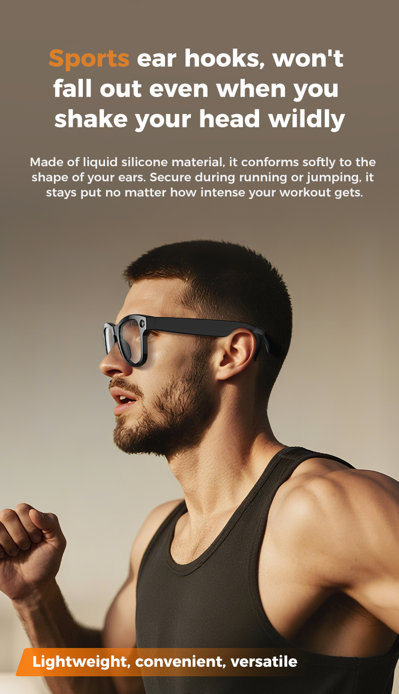 oriday新款AI 智能拍攝眼鏡｜即時翻譯＋物件識別＋4K高清錄影 — 香港熱賣智能穿戴