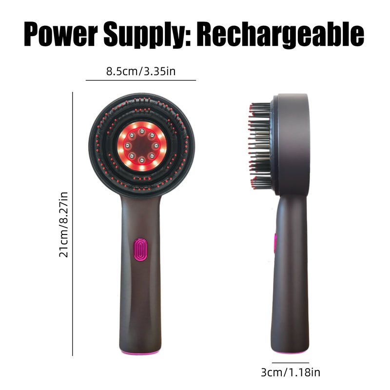 oriday【Holiday Gift】Laser Hair Growth Scalp Massage Comb with Red Light and Liquid Conduction, Multifunctional Kneading Care Brush, Electric, Portable for Travel and Home Use – Oriday