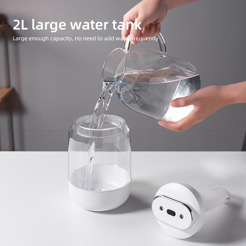 oriday雙噴霧加濕器2L大容量霧量usb插電款便攜氛圍燈家用臥室辦公室孕婦嬰兒空氣加濕生日禮物送禮佳品東方良品