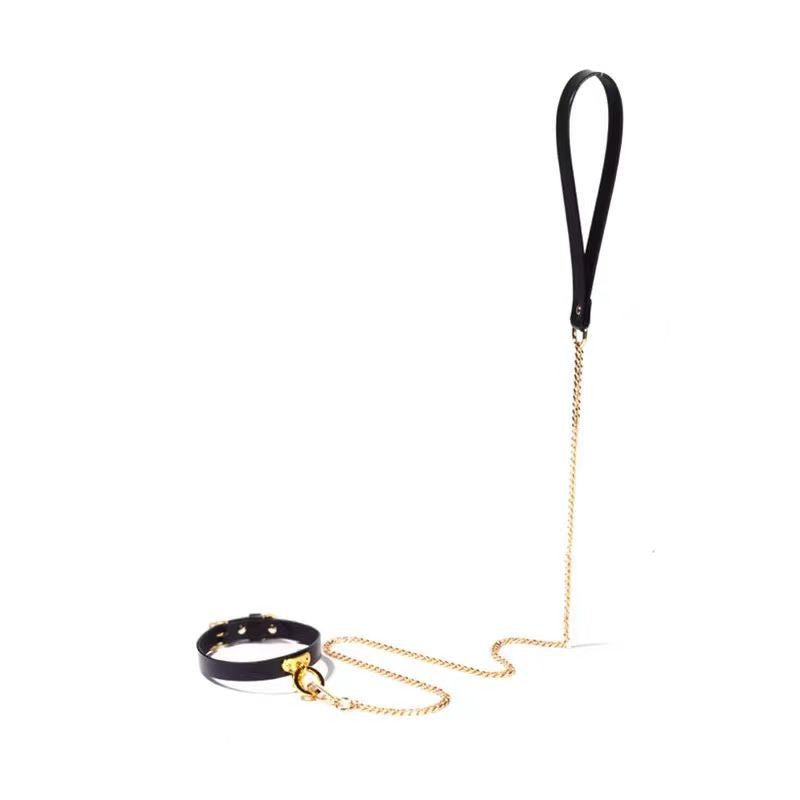 New adult erotic products sm bell leash collar couple flirting interaction prop role-playing sex toy Oriental Goodies