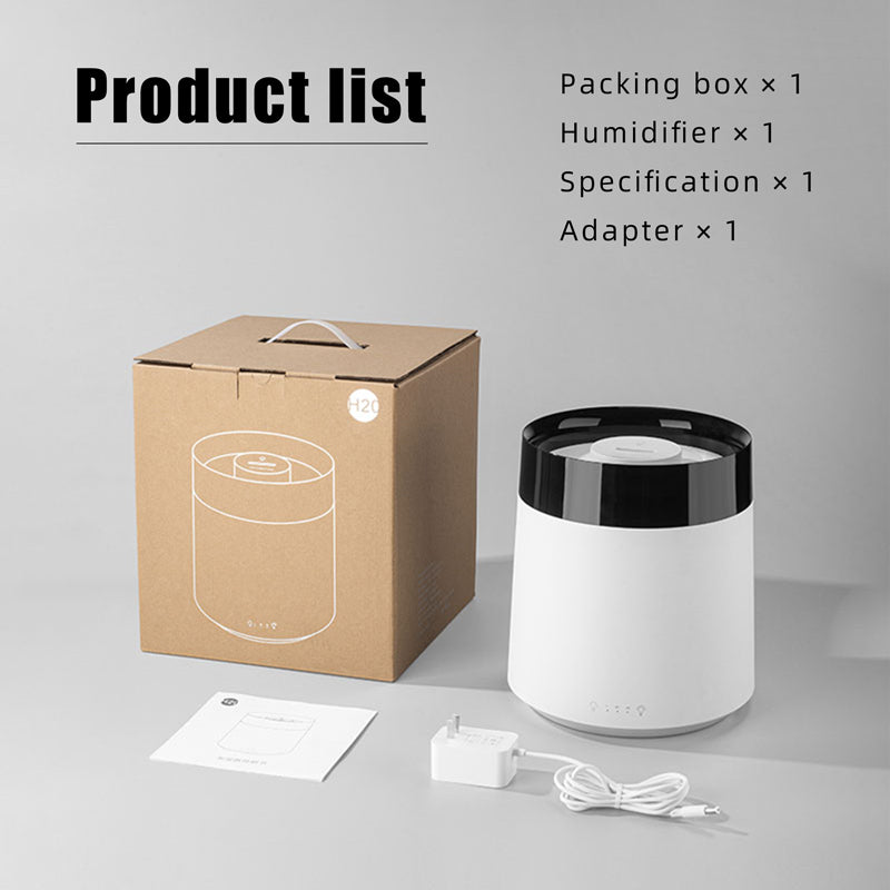 Oriday new humidifier 3L large capacity, silent large mist, bedroom dedicated, air-conditioned room, desk, high design value, Eastern product