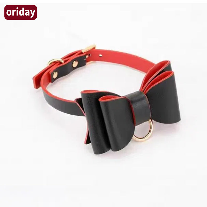 SM butterfly-style handcuffs and leg cuffs, collar with leash, teasing toys, bondage, restraints, punishment tools, alternative sex toys, products by Dongfang Liangpin