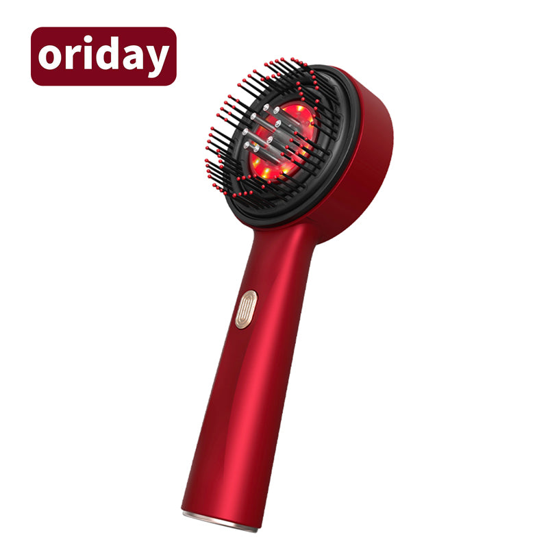 oriday【Holiday Gift】Laser Hair Growth Scalp Massage Comb with Red Light and Liquid Conduction, Multifunctional Kneading Care Brush, Electric, Portable for Travel and Home Use – Oriday