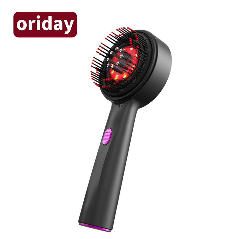 oriday【Holiday Gift】Laser Hair Growth Scalp Massage Comb with Red Light and Liquid Conduction, Multifunctional Kneading Care Brush, Electric, Portable for Travel and Home Use – Oriday