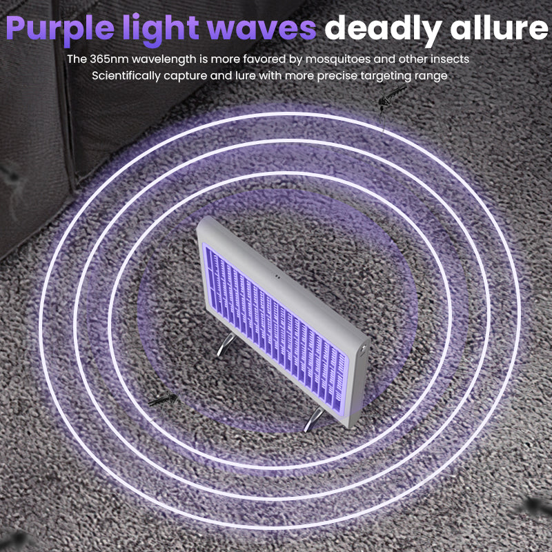 oriday 2024 new mosquito repellent lamp with charging, 5600mAh large capacity battery, wall-mounted or standing LED night light, purple light electric shock mosquito attractant, suitable for indoor and outdoor use, gardens, dormitories, homes