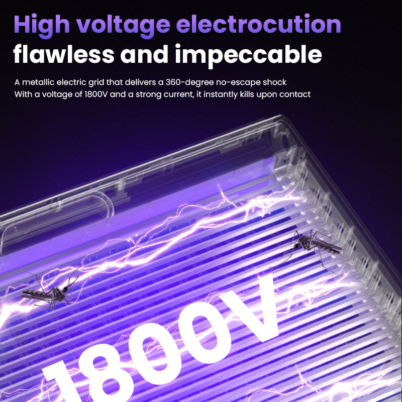 oriday 2024 new mosquito repellent lamp with charging, 5600mAh large capacity battery, wall-mounted or standing LED night light, purple light electric shock mosquito attractant, suitable for indoor and outdoor use, gardens, dormitories, homes