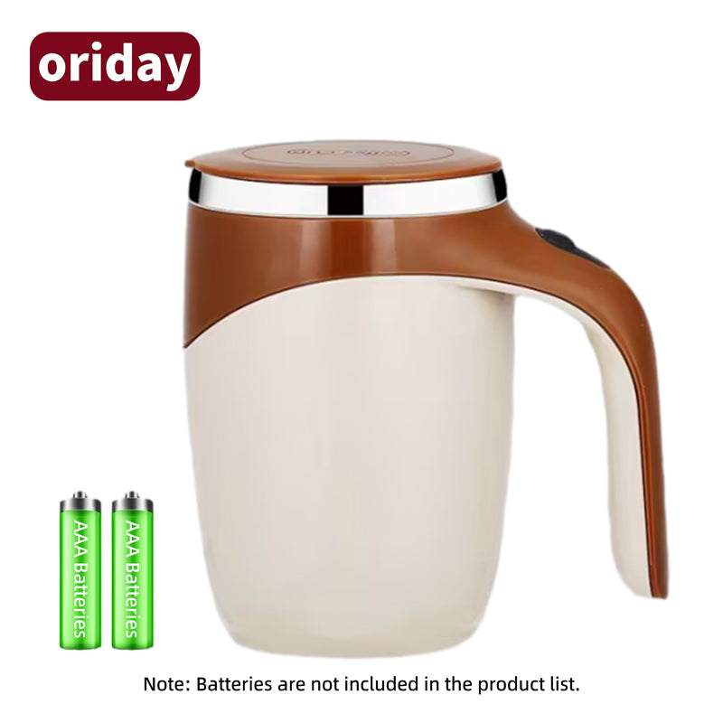 Oriday新款全自動攪拌杯電池款304搖搖杯沖麥片咖啡奶粉豆漿杯子辦公室水杯父親節母親節禮物男女朋友生日禮物禮品東方良品